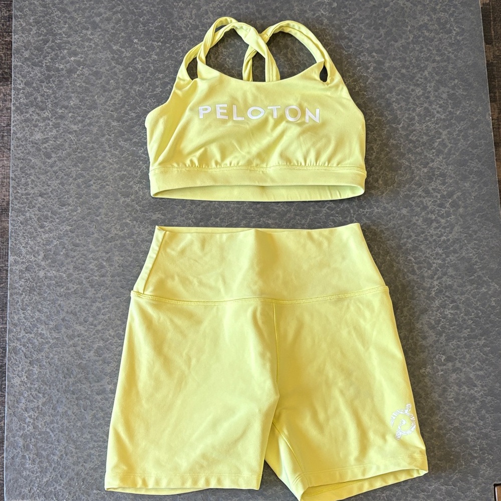 Peloton Lemon Activewear Set